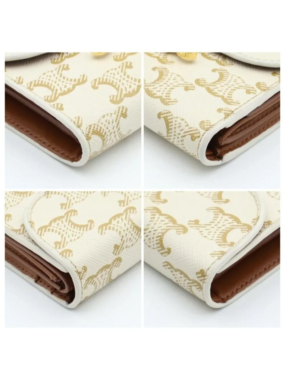 Celine Small Flap Wallet Trifold Triomphe